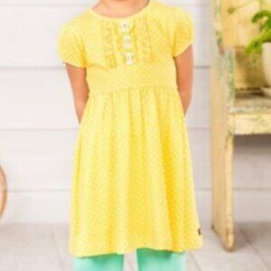 MATILDA JANE SUN FLARE YELLOW POLKA DOT LAP DRESS 8